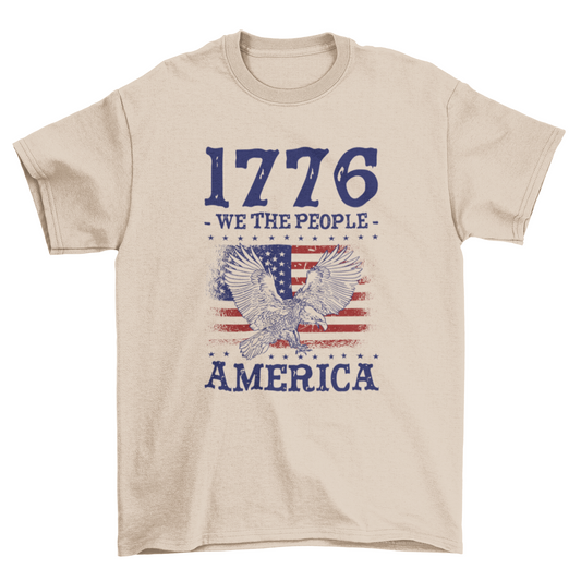 1776 America patriotic t-shirt